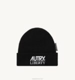 homens boné Liberty com estampa de logo preto Autry 86XF143