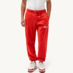 homens calças de logotipo icônico vermelho Autry 86XF128