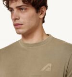 homens camiseta decote careca supervintage verde Autry 86XF108 - Image 3