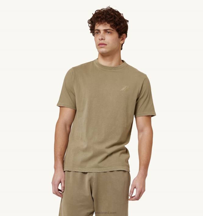 homens camiseta decote careca supervintage verde Autry 86XF108 - Image 1