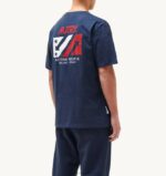homens camiseta icônica decote careca azul Autry 86XF109 - Image 3
