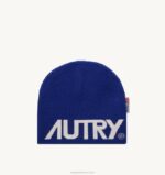 homens gorro com logo jacquard azul Autry 86XF135