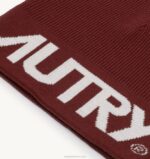 homens gorro com logo jacquard vermelho Autry 86XF136 - Image 3