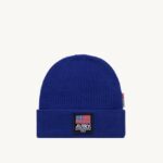 homens gorro com patch de logo azul Autry 86XF137