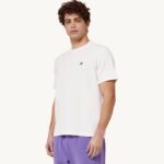 homens icônica camiseta decote careca branca Autry 86XF97