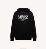 homens moletom com capuz preto com estampa liberty Autry 86XF110 - Image 5