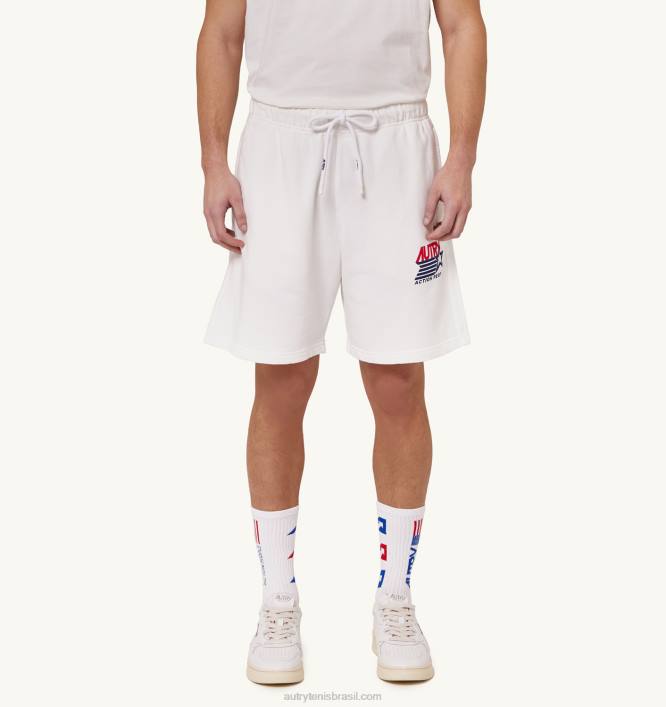 homens shorts com logotipo icônico branco Autry 86XF126 - Image 2