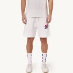 homens shorts com logotipo icônico branco Autry 86XF126