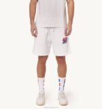 homens shorts com logotipo icônico branco Autry 86XF126