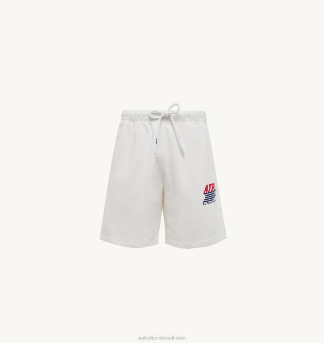 homens shorts com logotipo icônico branco Autry 86XF126 - Image 5