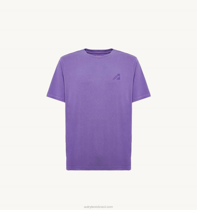 homens supervintage camiseta decote careca roxa Autry 86XF98 - Image 4