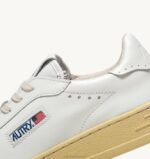 homens tênis baixo bob lutz em couro branco Autry 86XF86 - Image 6
