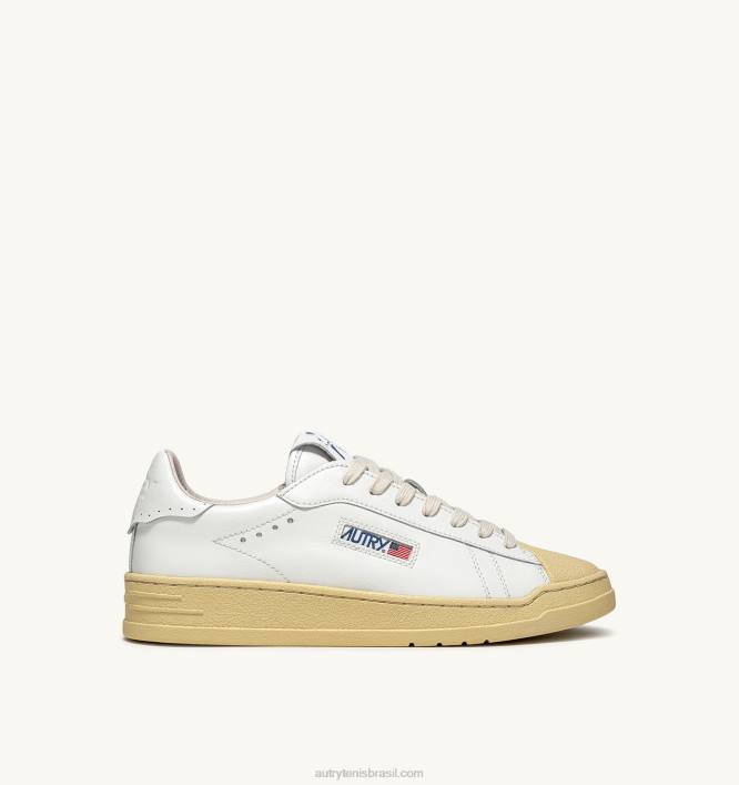 homens_tenis_baixo_bob_lutz_em_couro_branco_autry_86xf86.jpg homens tênis baixo bob lutz em couro branco Autry 86XF86 - Image 1