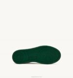 homens tênis cano baixo super vintage em couro branco marfim e verde Autry 86XF64 - Image 4