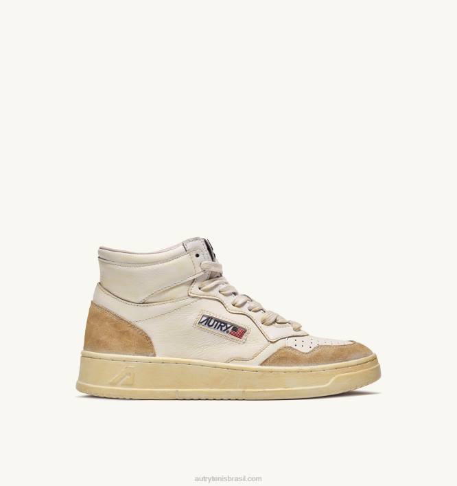 homens_tenis_mid_super_vintage_em_couro_efeito_amarelado_branco_autry_86xf67.jpg homens tênis mid super vintage em couro efeito amarelado branco Autry 86XF67 - Image 1