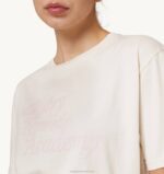 mulheres academia de tênis camiseta decote careca branco marfim Autry 86XF288 - Image 3