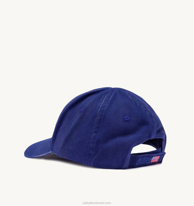 mulheres boné com logotipo aeróbico azul Autry 86XF129 - Image 3