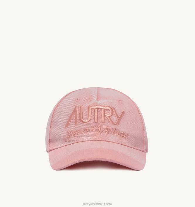 mulheres boné supervintage logo rosa Autry 86XF144 - Image 1