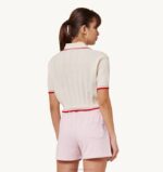 mulheres camisa pólo de tênis de malha de algodão Autry 86XF295 - Image 2