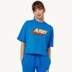 mulheres camiseta com logo aeróbico bluette Autry 86XF292