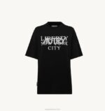 mulheres camiseta decote careca com estampa liberty preta Autry 86XF300 - Image 5