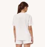 mulheres camiseta decote careca com logo icônico branca Autry 86XF283 - Image 2