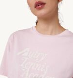 mulheres camiseta decote careca da academia de tênis rosa Autry 86XF290 - Image 3