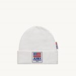 mulheres gorro com patch de logo branco Autry 86XF138