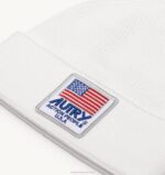 mulheres gorro com patch de logo branco Autry 86XF138 - Image 3