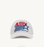 mulheres icônico logotipo boné branco Autry 86XF133