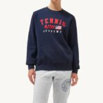 mulheres icônico moletom com logo de tênis azul Autry 86XF298