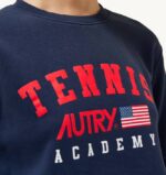 mulheres icônico moletom com logo de tênis azul Autry 86XF298 - Image 4