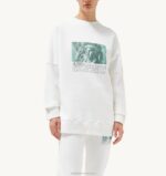 mulheres moletom com foto da liberdade branco Autry 86XF299