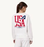mulheres moletom com logo icônico decote careca branco Autry 86XF281 - Image 2