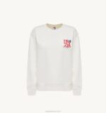 mulheres moletom com logo icônico decote careca branco Autry 86XF281 - Image 4