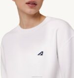 mulheres moletom com logo icônico decote careca branco Autry 86XF284 - Image 3
