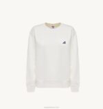 mulheres moletom com logo icônico decote careca branco Autry 86XF284 - Image 4