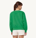 mulheres moletom decote careca com logo aeróbico verde Autry 86XF293 - Image 2