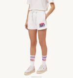 mulheres shorts com logotipo icônico branco Autry 86XF307 - Image 2