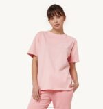 mulheres supervintage camiseta decote careca rosa Autry 86XF279