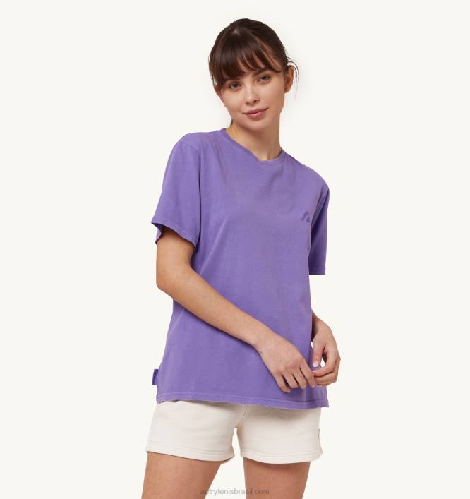 mulheres supervintage camiseta decote careca roxa Autry 86XF285 - Image 1