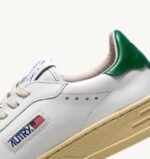 mulheres tênis baixo bob lutz em couro branco verde Autry 86XF270 - Image 6