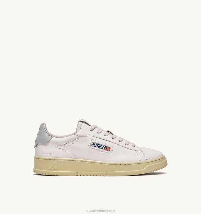 mulheres_tenis_baixo_dallas_em_couro_e_couro_nobuck_branco_autry_86xf257.jpg mulheres tênis baixo dallas em couro e couro nobuck branco Autry 86XF257 - Image 1
