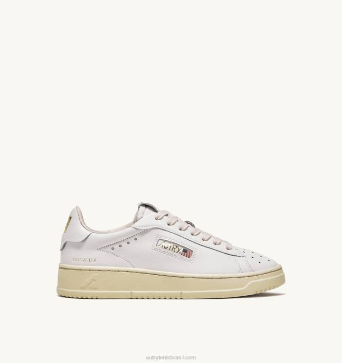 mulheres_tenis_baixo_dallas_em_couro_e_estampa_de_foil_branco_e_platina_autry_86xf252.jpg mulheres tênis baixo dallas em couro e estampa de foil branco e platina Autry 86XF252 - Image 1