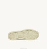 mulheres tênis baixo medalhista em couro branco e marrom cobre Autry 86XF175 - Image 4
