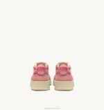 mulheres tênis baixo medalhista em jeans rosa coral Autry 86XF243 - Image 3