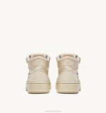 mulheres tênis mid medalist em denim branco marfim Autry 86XF226 - Image 3